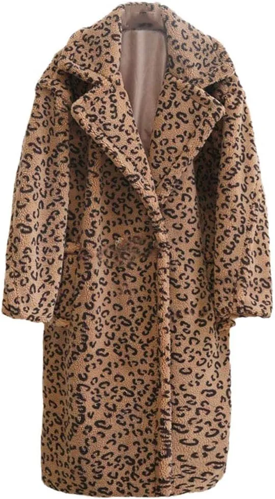 Pink Long Teddy Bear Jacket Coat,Women Winter Thick Warm Oversized Chunky Outerwear,Faux Lambswool Fur Overcoat