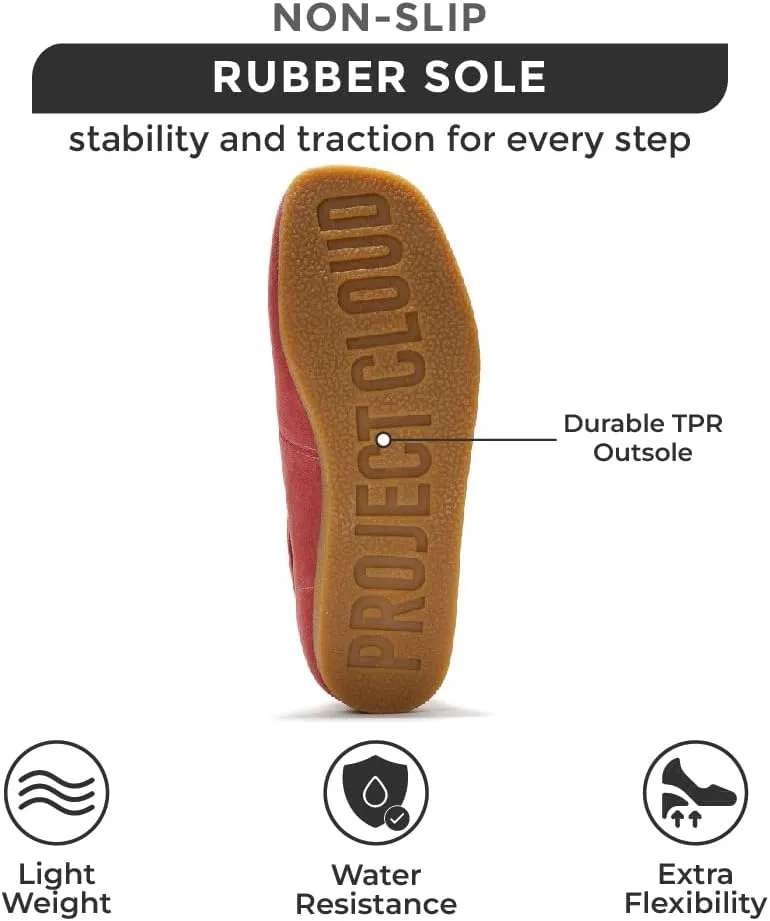 Project Cloud Genuine Leather Womens Shoes - Memory Foam Insole Oxford Shoes for Women Footwear - Lightweight Anti-Slip Sole Casual Work Loafers with Lace (Wally)