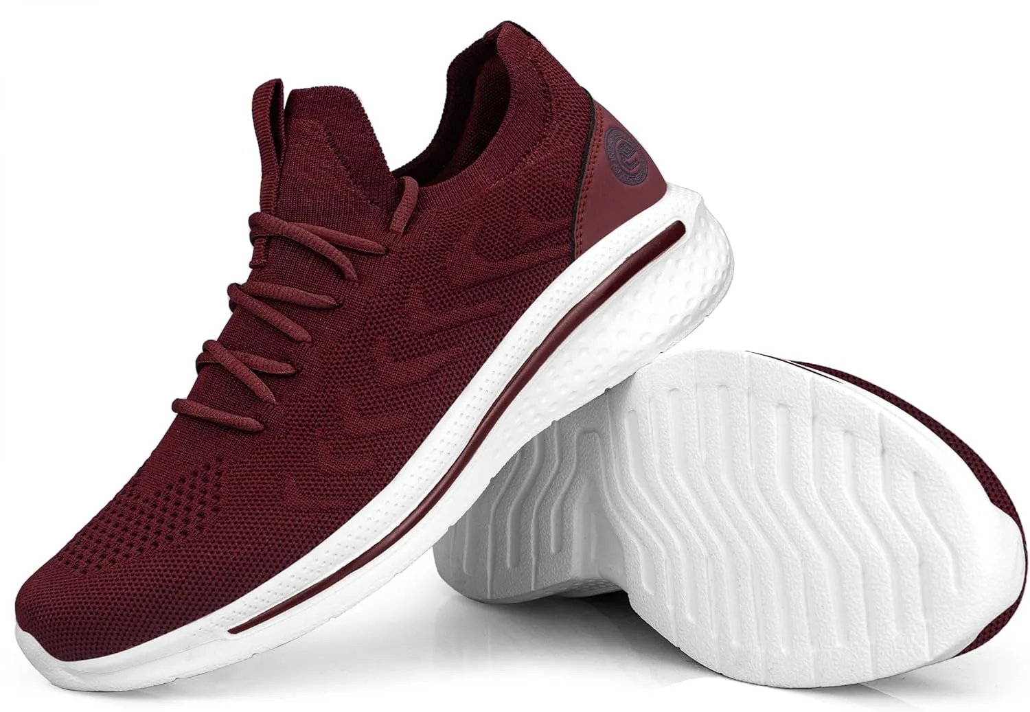 Pujcs Men Sneakers Lightweight Running Shoes for Men Slip on Walking Shoes Mesh Comfortable Atheletic Shoes for Tennis Gym Workout