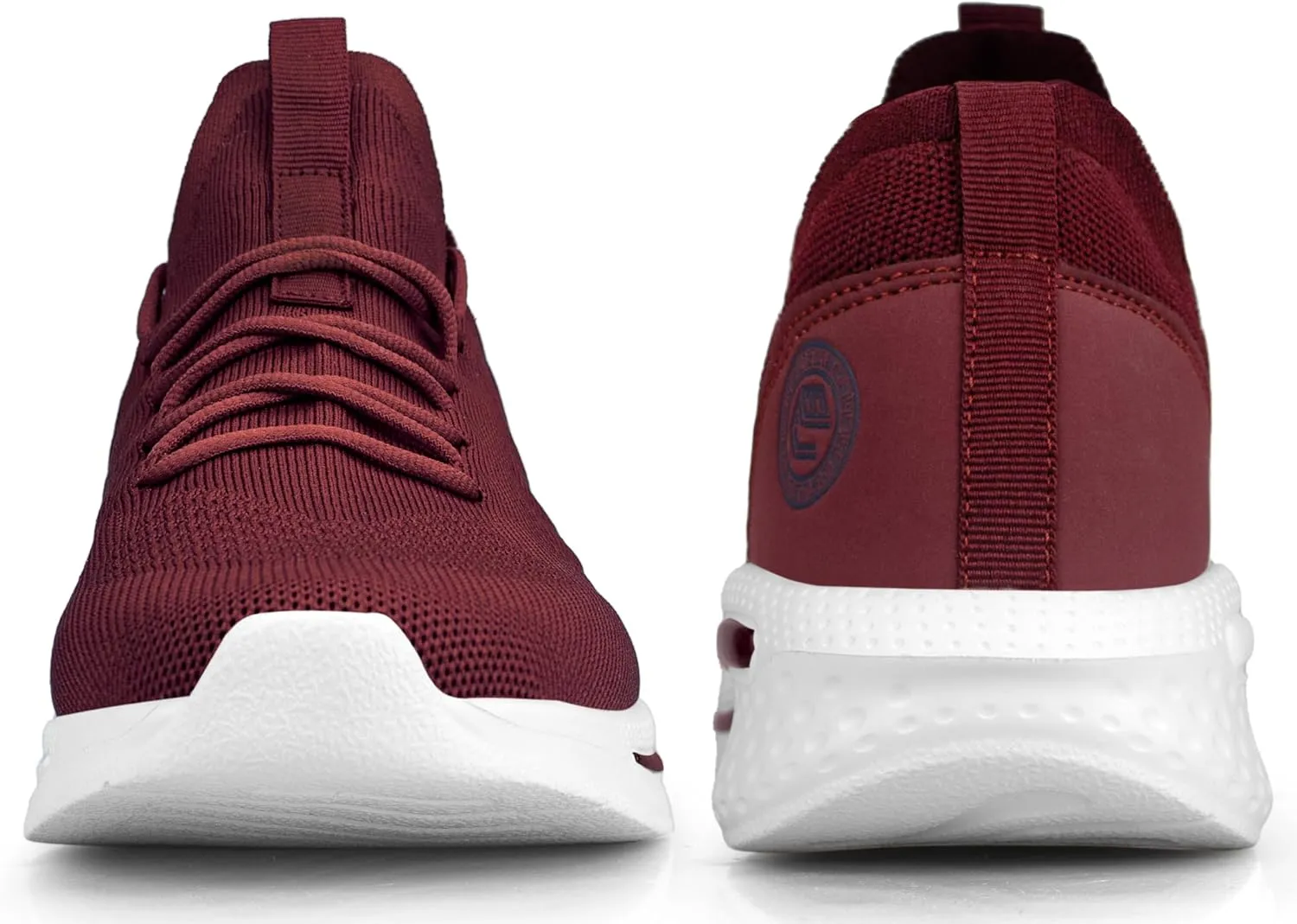 Pujcs Men Sneakers Lightweight Running Shoes for Men Slip on Walking Shoes Mesh Comfortable Atheletic Shoes for Tennis Gym Workout