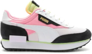 Puma Kids Girls Future Rider Bouquet Lace Up Sneakers Shoes Casual - Black, Pink, White - Size 7 M, 38820501
