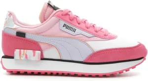 Puma Kids Girls Future Rider Nail Glam Lace Up Sneakers Shoes Casual - White - Size 5 M, 39025401
