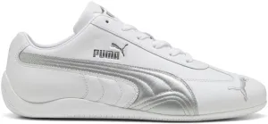 Puma Mens Speedcat Leather Lace Up Sneakers Shoes Casual - White