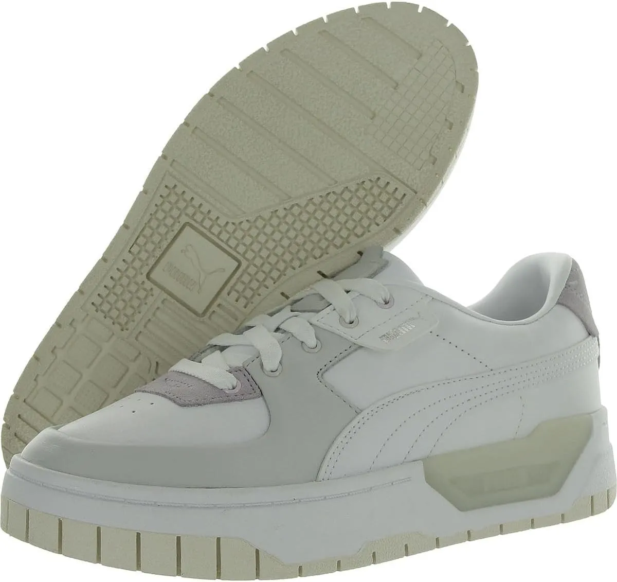 PUMA Womens Cali Dream Platform Sneakers Shoes Casual - Black, White