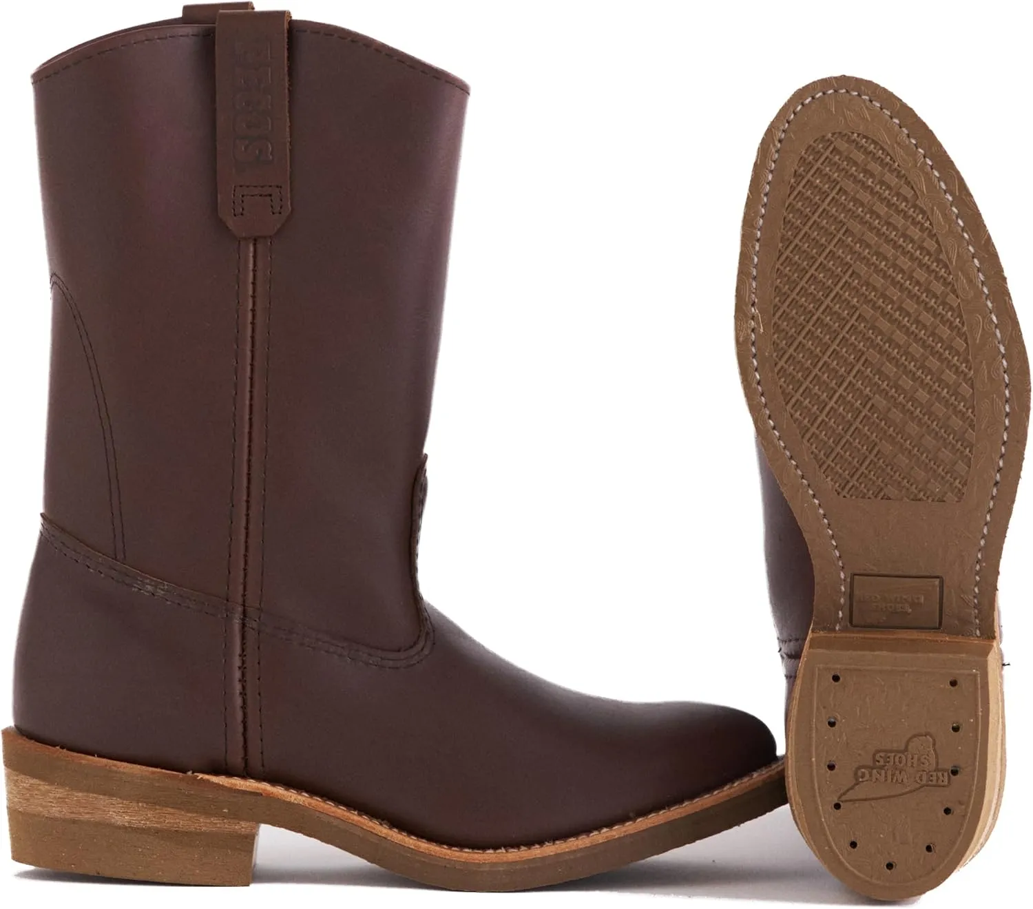Red Wing Mens Pecos Full Grain Leather Boots