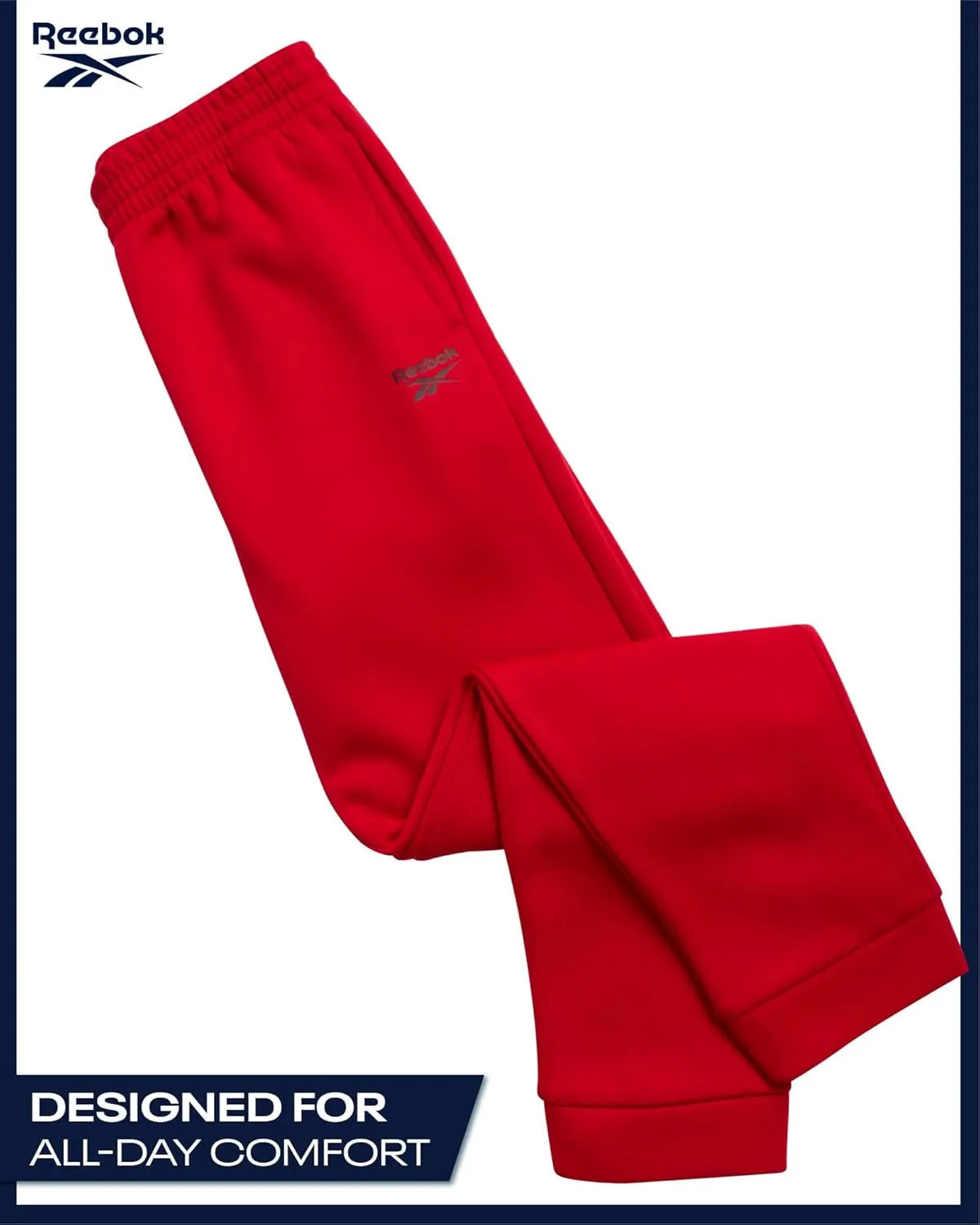 Reebok Boys' Tracksuit - 2 Piece Fleece Pullover Hoodie and Athletic Jogger Sweatpants for Boys (Sizes: 8-14)