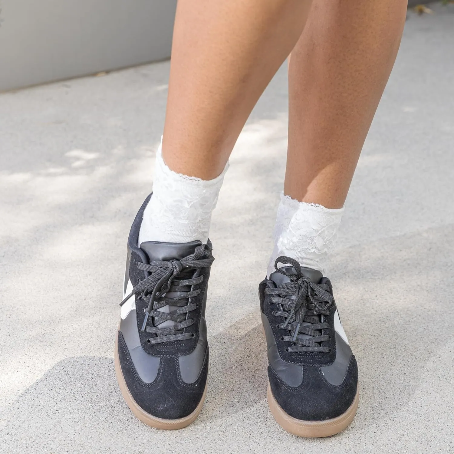RF ROOM OF FASHION Women's Casual Low Top Trendy Fashion Sneakers Flats