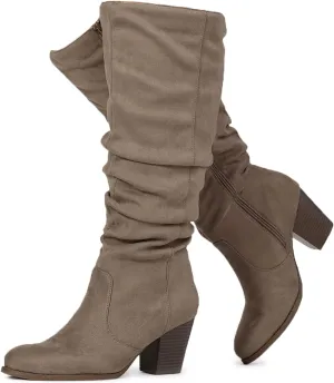 RF ROOM OF FASHION Women's WIDE CALF Slouchy Knee High Boots