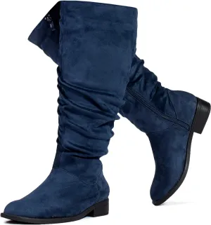 RF ROOM OF FASHION Women's WIDE CALF Slouchy Knee High Boots