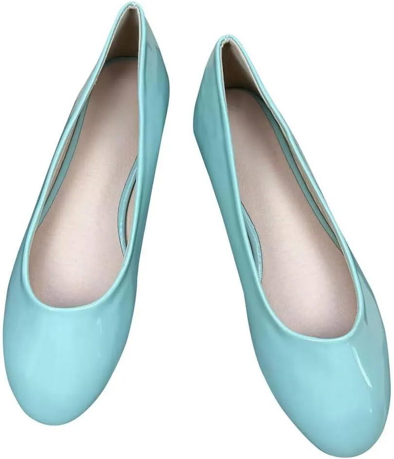 SAILING LU Women's Round Toe Ballet Flat Shoes Female Office Shoes Comfortable Dress Shoes Casual Slip on Walking Loafers