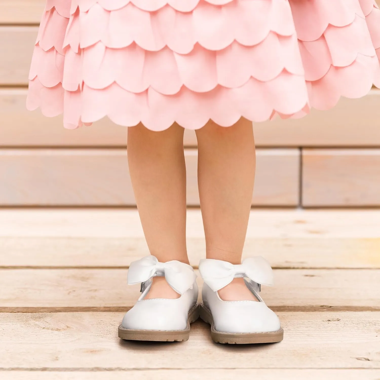 shoeslocker Toddler Girl Dress Shoes-Little Girl Mary Jane Shoes Wedding Party Casual Soft Walking