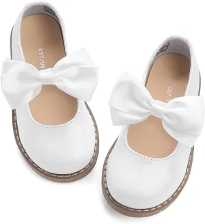 shoeslocker Toddler Girl Dress Shoes-Little Girl Mary Jane Shoes Wedding Party Casual Soft Walking