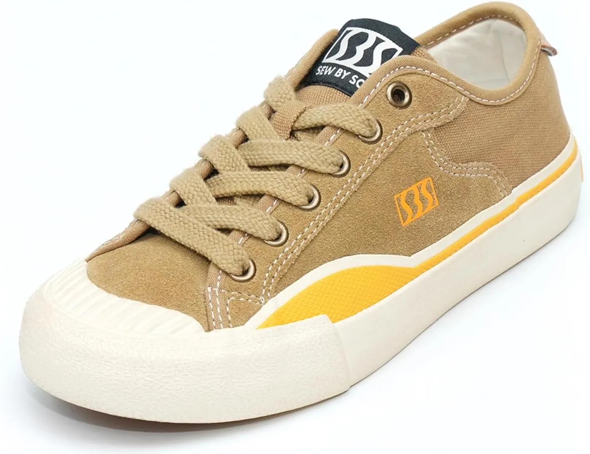 Skateboard Shoes for Men Leather Low Top Pro Skateboarding Training Casual Sneakers