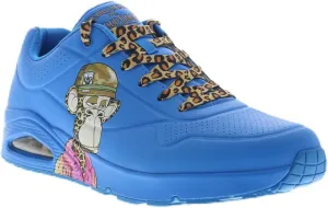 Skechers Mens Uno Dr. Bombay Snoop Dogg Blue Lifestyle Sneakers Shoes 11