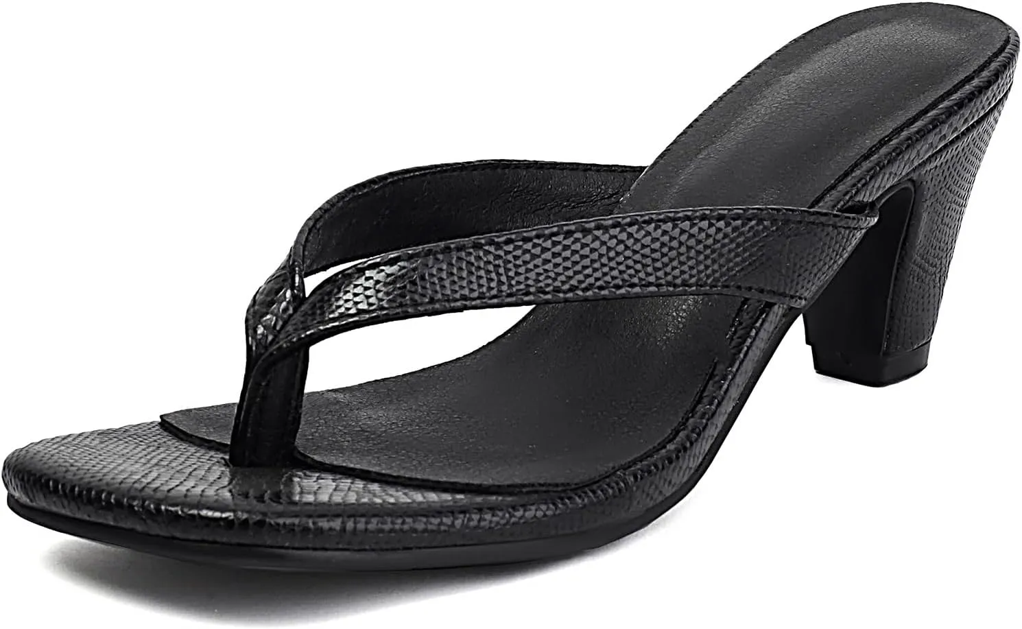 Slip On Heels for Women Square Toe Block Heel Mules Open Toe Sexy Dress Heeled Sandals Evening Party Prom Dance Shoes
