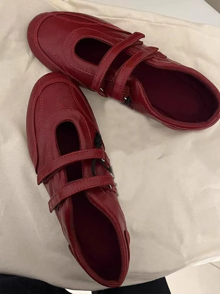 Sneakerina Ballet Sneaker Shoes For Women Girls Flats Cute Casual Lightweight Running Soft - Y2K Retro Non Slip Tennis & Racquet Sport Preppy Elegant Athleisure Trending Fashion Comfortable Walking