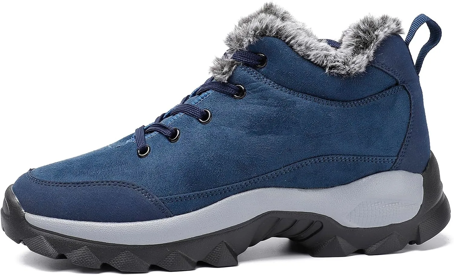 SNEKARMIN Men Snow Boots Outdoor Shoes For Male Thick Sole Sneakers for Men Winter Shoes Botines Tenis Keep Warm Fluff Mens Ankle Boots
