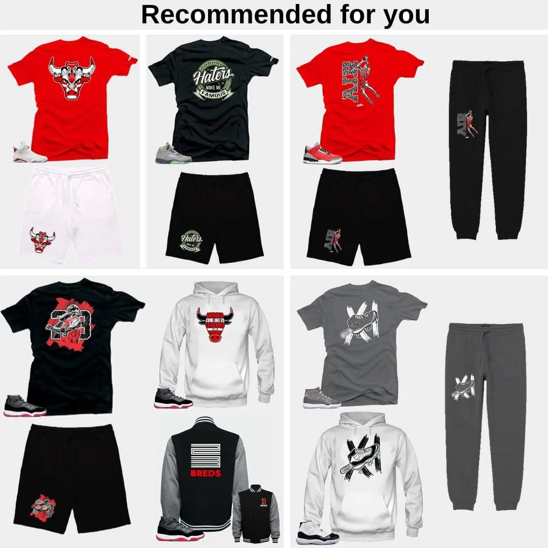 SNELOS Jordan 3 UNC Cement Sneaker Shirt to Match