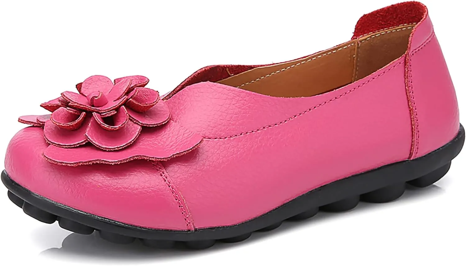 Solaud Women's Comfortable Loafers Soft Slip on Casual Round Toe Moccasins Driving Flats Work Walking Shoes
