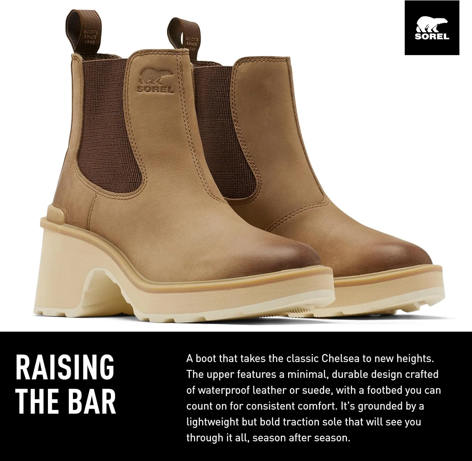 Sorel Women's Hi-Line Heel Chelsea Boots