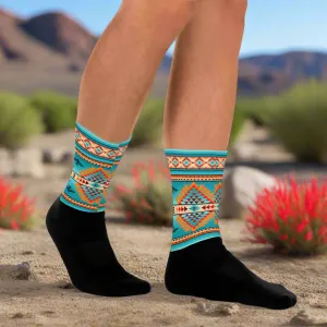 Southwest Socks for Standout Style Taos Southwest Pattern