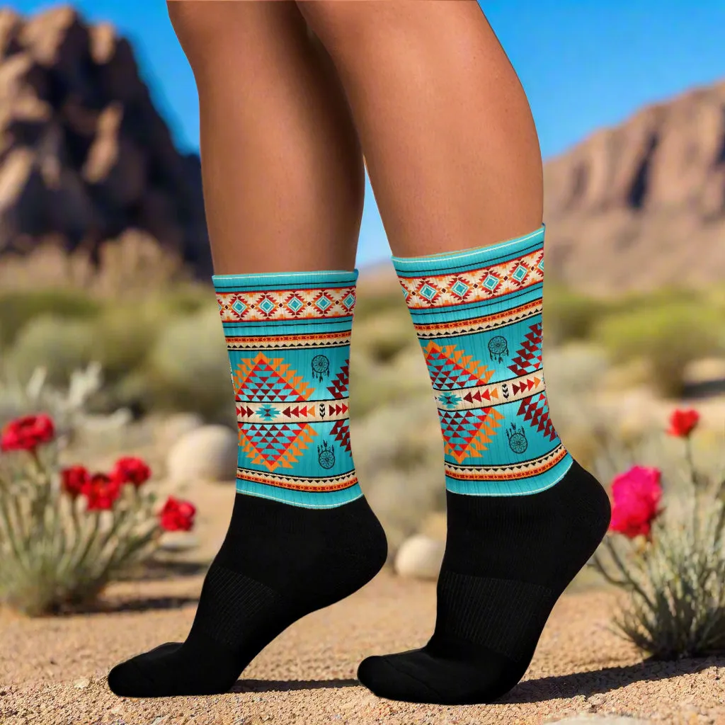 Southwest Socks for Standout Style Taos Southwest Pattern