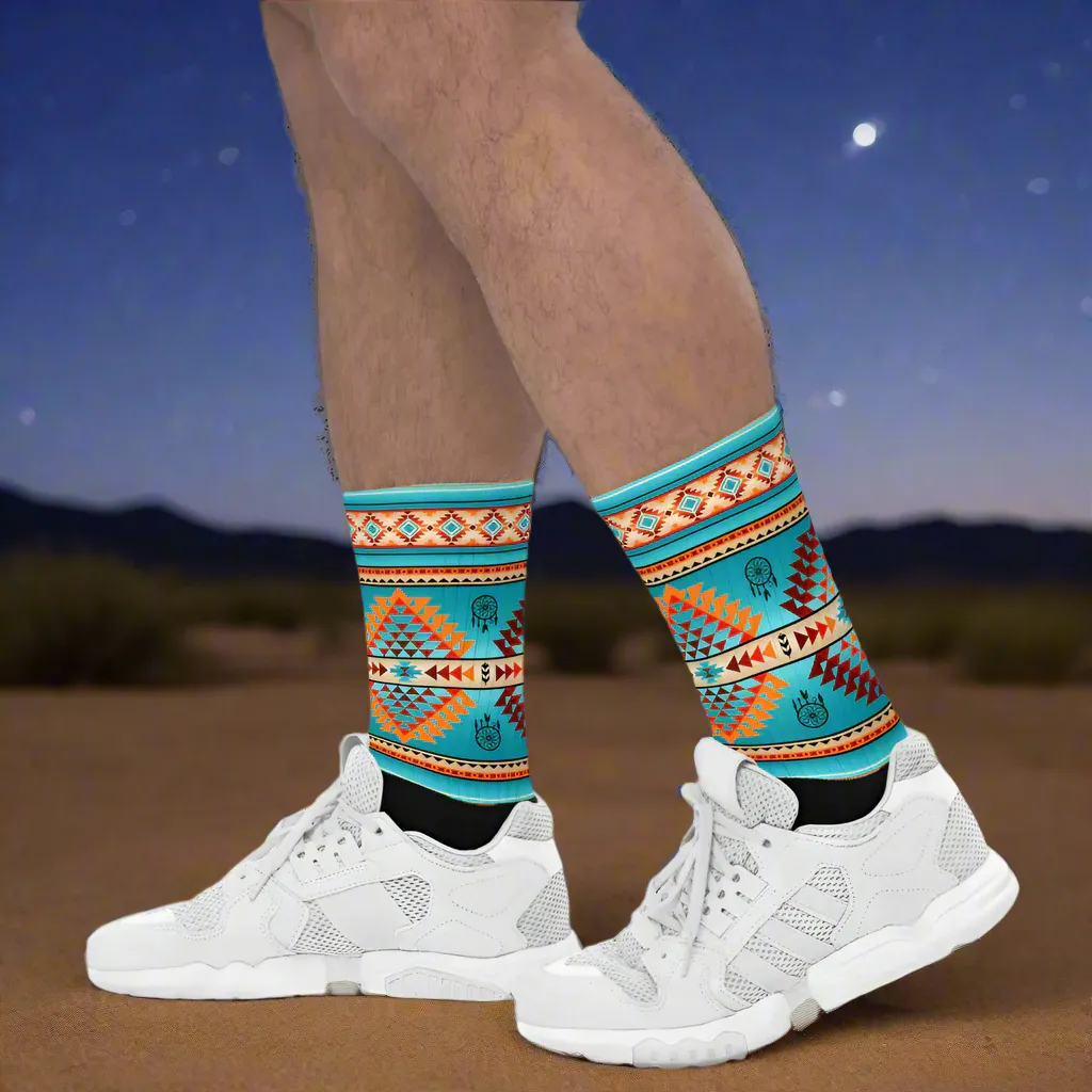 Southwest Socks for Standout Style Taos Southwest Pattern