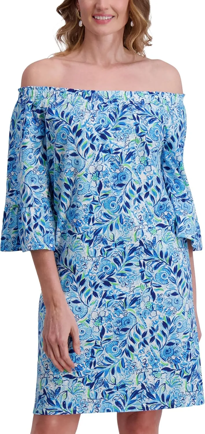 Stella Parker Women's UPF Summer Casual Travel Outfit, Resort Wear Sundress, Cover-up, Vacation Dress