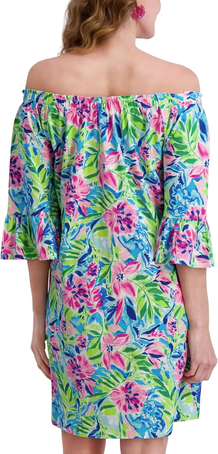 Stella Parker Women's UPF Summer Casual Travel Outfit, Resort Wear Sundress, Cover-up, Vacation Dress