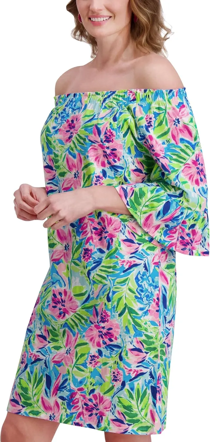 Stella Parker Women's UPF Summer Casual Travel Outfit, Resort Wear Sundress, Cover-up, Vacation Dress