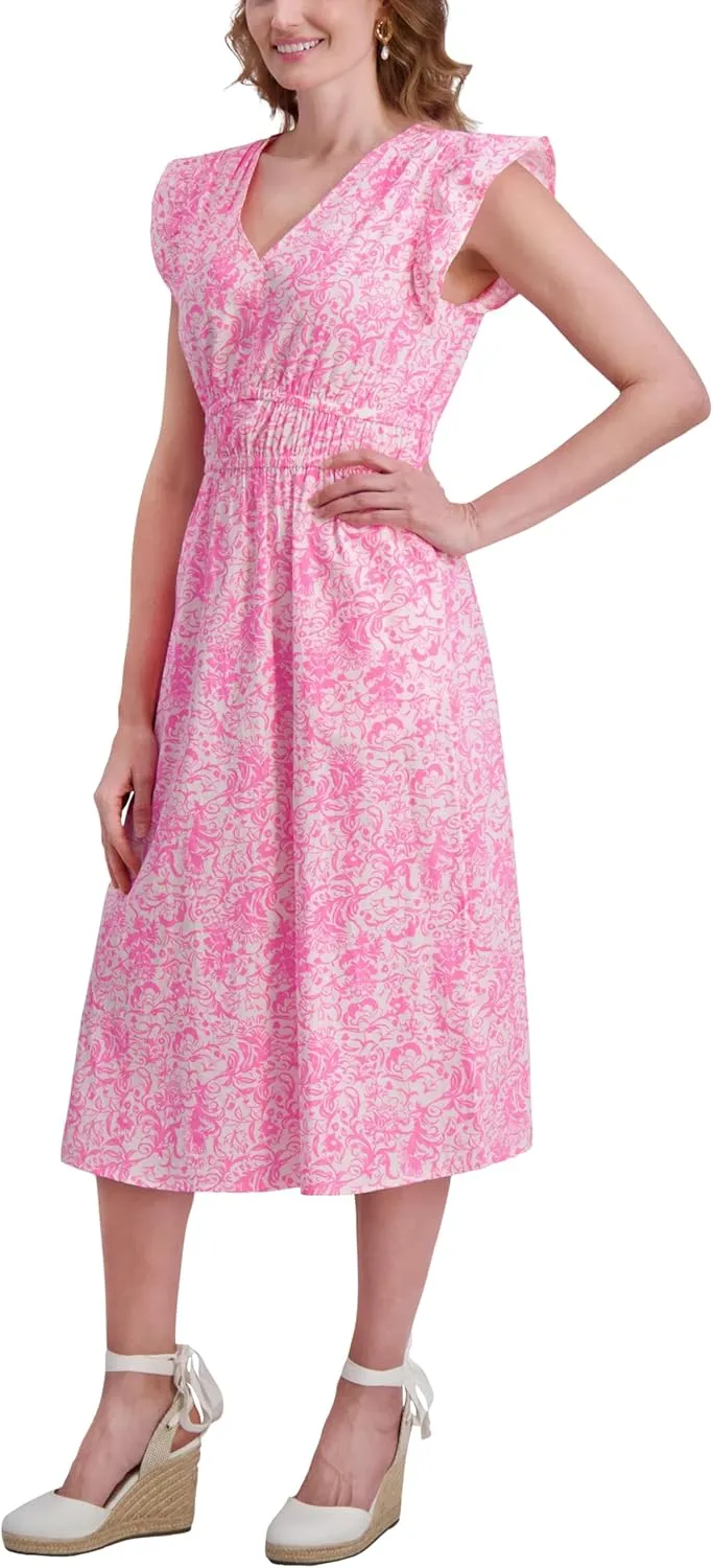 Stella Parker Women's UPF Summer Casual Travel Outfit, Resort Wear Sundress, Cover-up, Vacation Dress