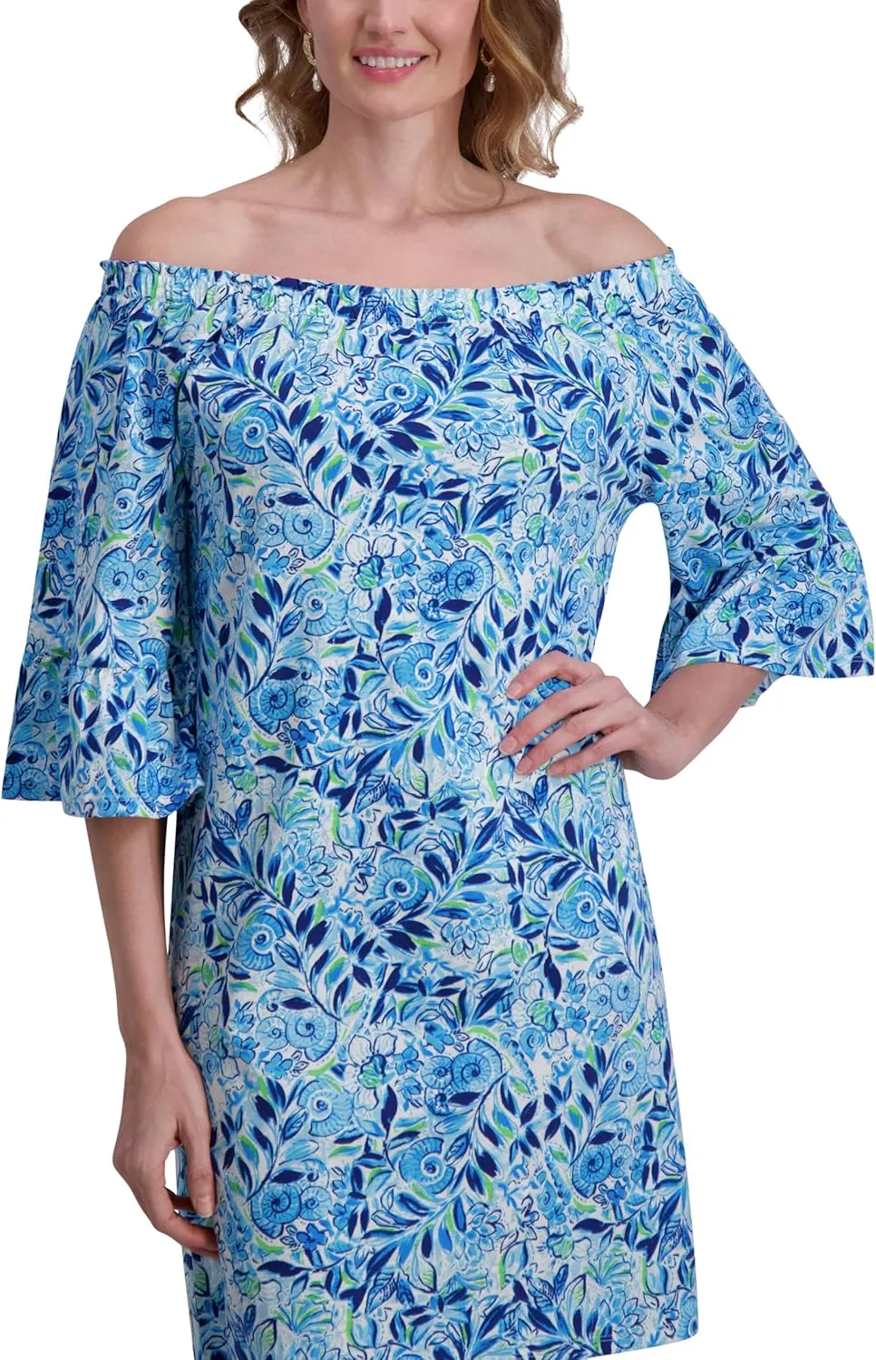 Stella Parker Women's UPF Summer Casual Travel Outfit, Resort Wear Sundress, Cover-up, Vacation Dress