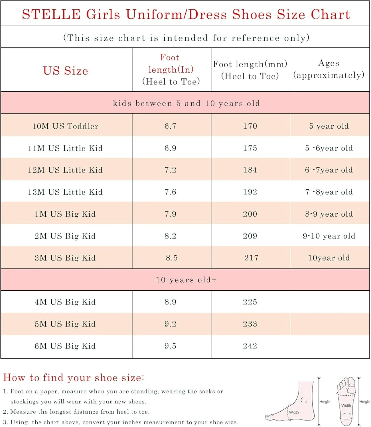 Stelle School Shoes for Girls Mary Jane Uniform Dress Shoes Detachable Bow Chunky Ballerina Wedding (Little/Big Kids)
