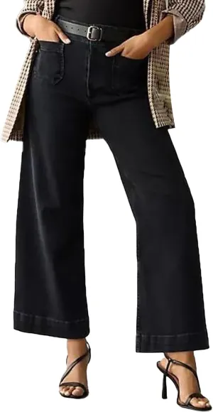 Stylish Wide-Leg Jeans for Women High-Waisted Formal Occasion Flattering Casual Pants Slimming Leisure Trendy Trouser
