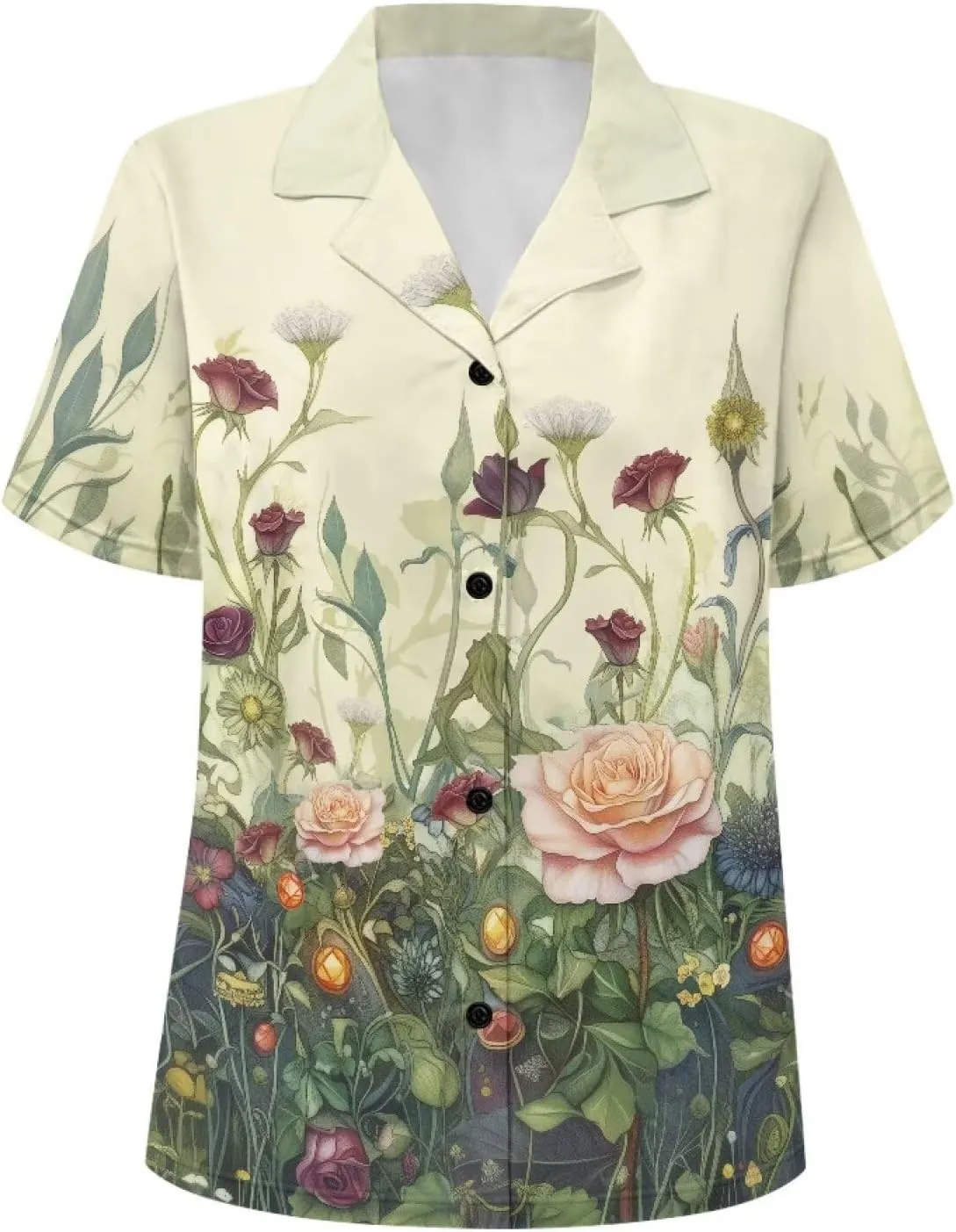 Summer Shirt for Women Casual Trendy Fashion Loose Fit Tunic Tops