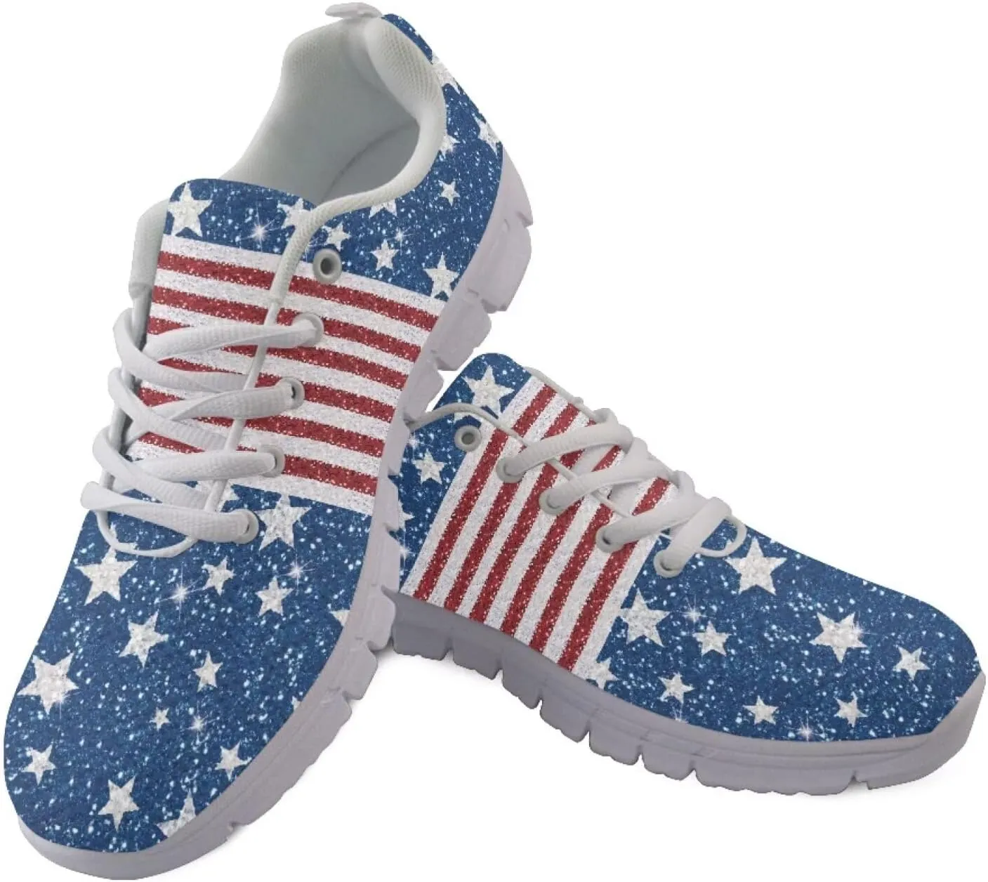 SYtrade Running Sneaker for Women Slip On Tennis Shoes Gym Sneaker White Sole