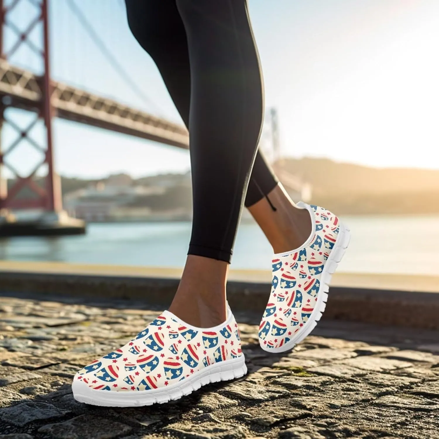SYtrade Women's Art Loafers Summer Tennis Fashion Sneaker White Sole