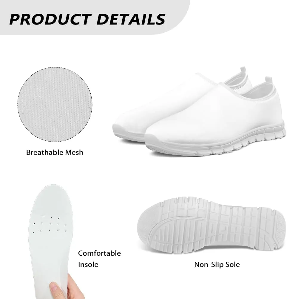 SYtrade Women's Fashion Floral Art Sneaker Flat Canvas Slip-On Ladies Travel Shoes