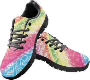 SYtrade Womens Slip On Running Shoes Lace-up Athletic Tennis Sneaker