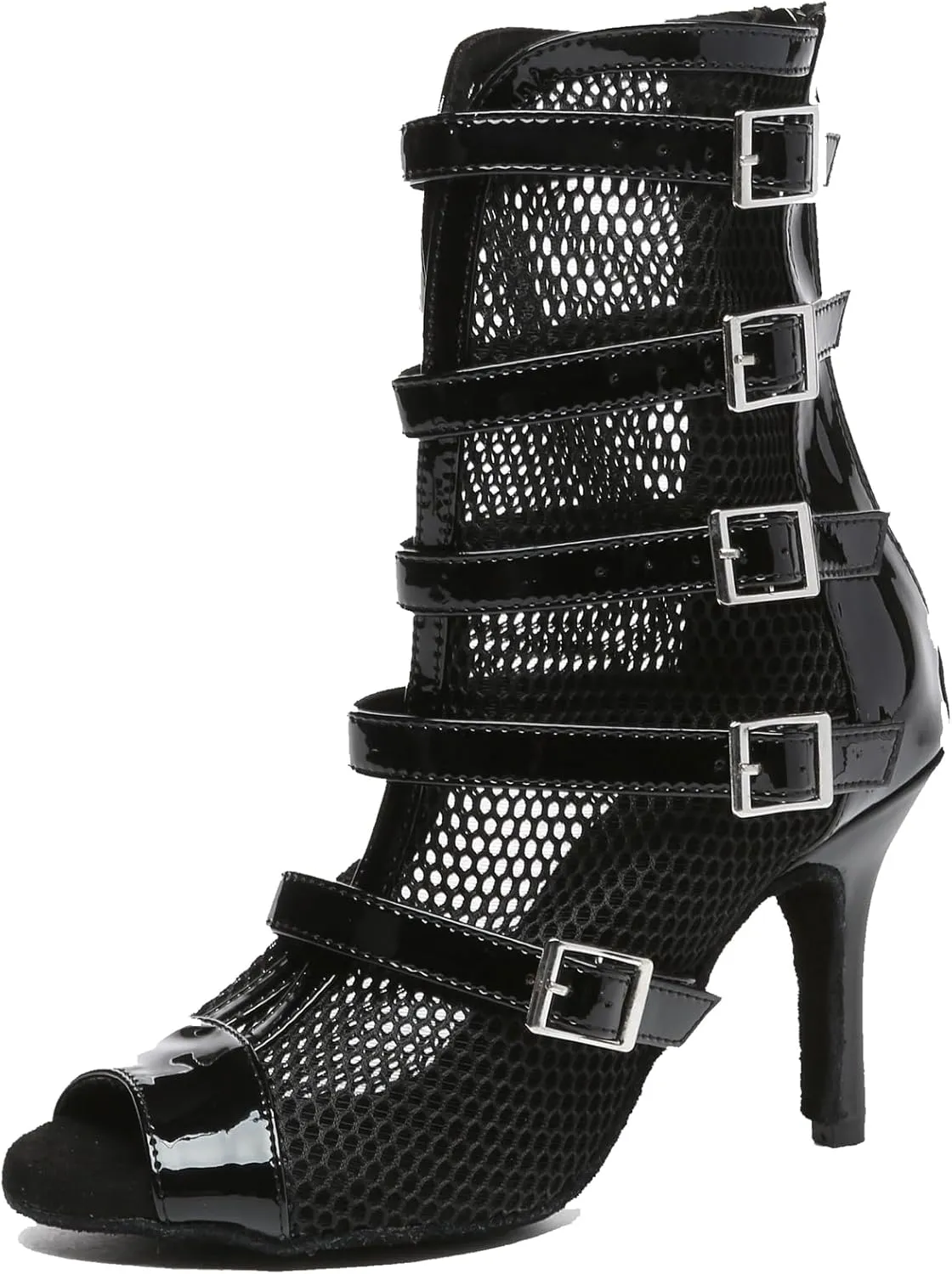 Teen Girl Womens Dance Ankle Booties with Buckle Summer Formal Party Evening Sandals Shoes