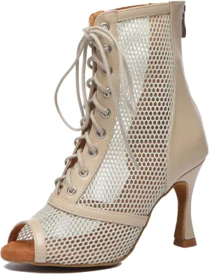 Teen Girl Womens Dance Ankle Booties with Buckle Summer Formal Party Evening Sandals Shoes