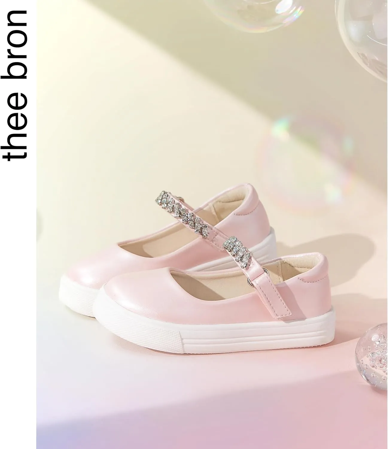 THEE BRON Toddler Shoes Girls Glitter Fashion Sneakers Sparkly Sequin Casual Shoes