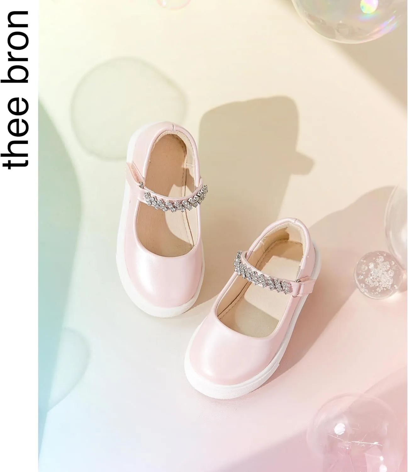 THEE BRON Toddler Shoes Girls Glitter Fashion Sneakers Sparkly Sequin Casual Shoes
