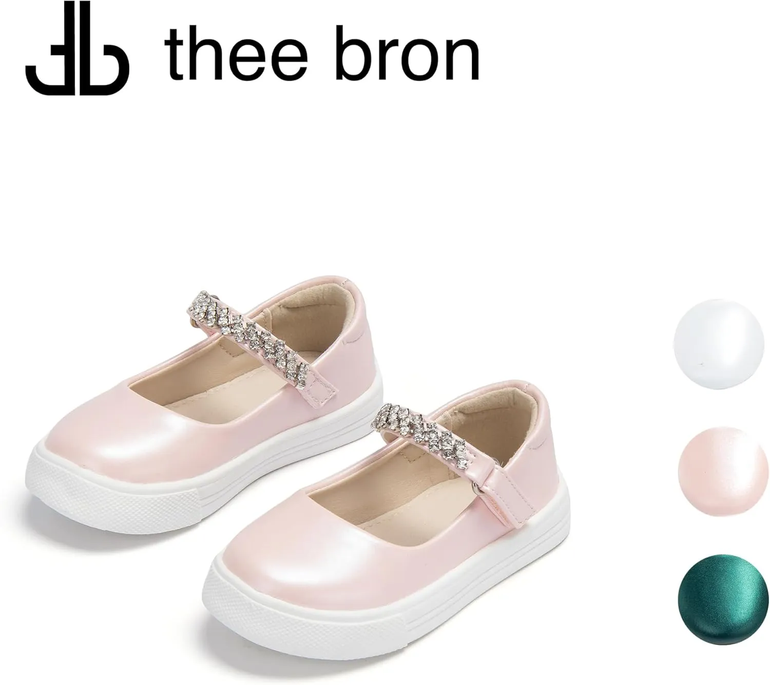 THEE BRON Toddler Shoes Girls Glitter Fashion Sneakers Sparkly Sequin Casual Shoes