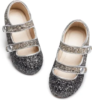 Toddler Flower Girl Dress Shoes - Little Girl Mary Janes for Wedding Party