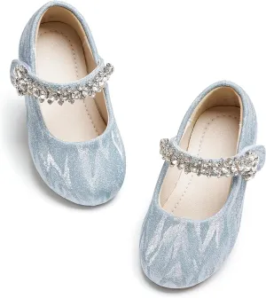 Toddler Flower Girl Dress Shoes - Little Girl Mary Janes for Wedding Party