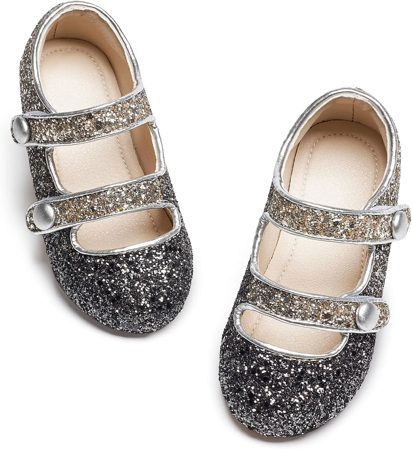 Toddler Flower Girl Dress Shoes - Little Girl Mary Janes for Wedding Party