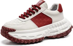 Trendy Men's Fashion Chunky - Sole Sneakers with Unique Design - Ideal for Sports, Walking and Casual Wear, Combining Style and Comfort