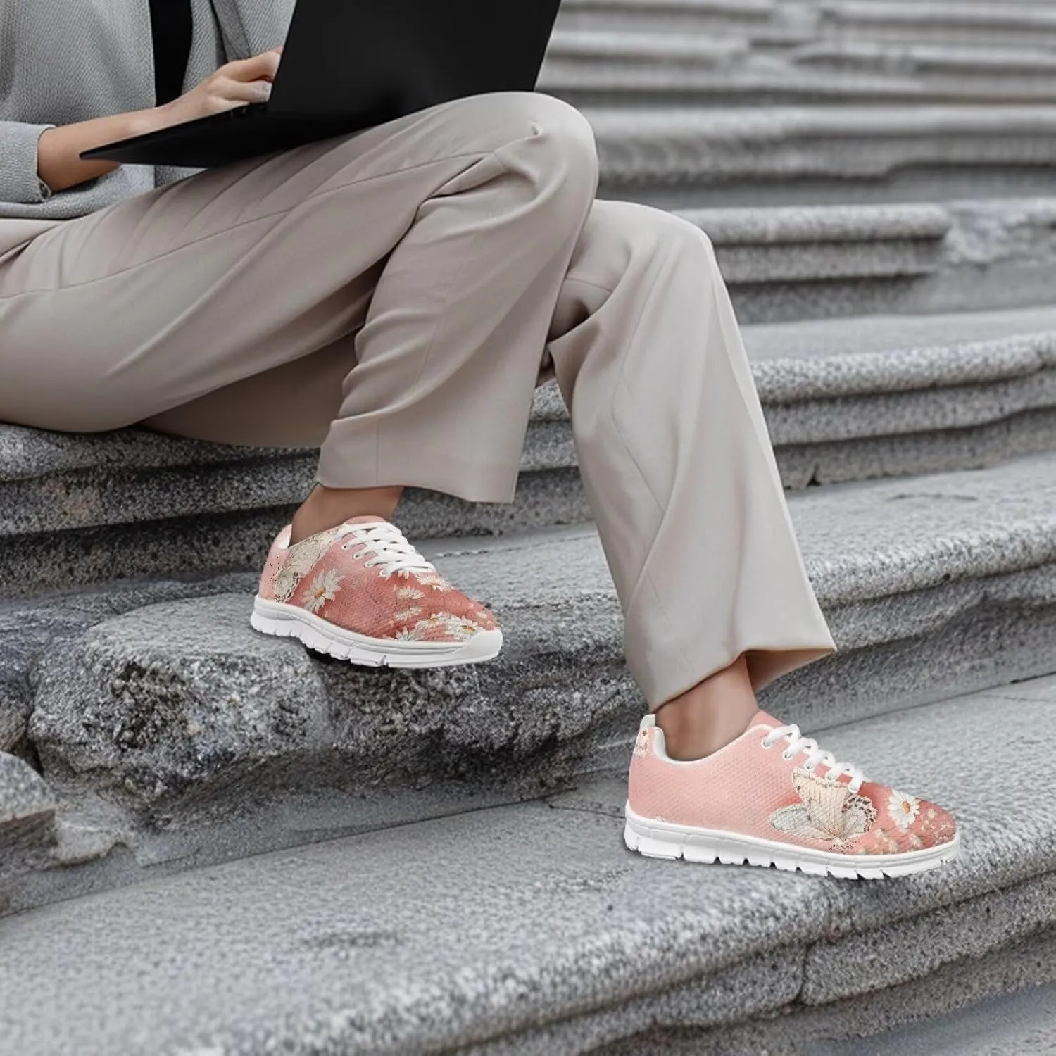 Trendy Women Running Shoes Comfy Adult Casual Sneakers Fashion Sneakers