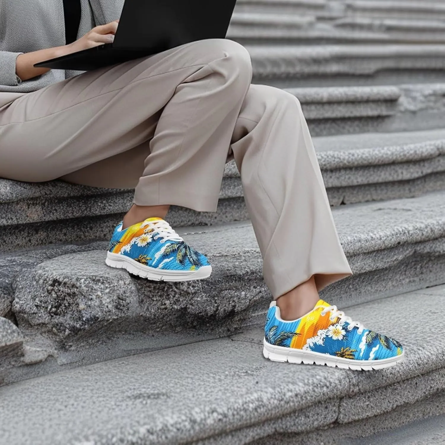 Trendy Women Running Shoes Comfy Adult Casual Sneakers Fashion Sneakers